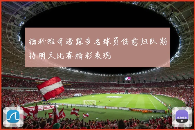 扬科维奇透露多名球员伤愈归队期待明天比赛精彩表现